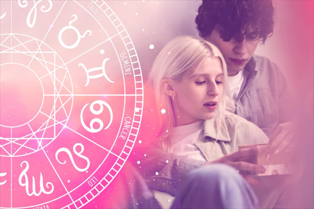 Roda dos signos com os 12 signos astrológicos